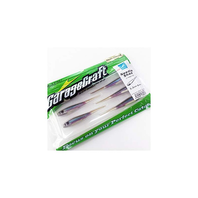 Imakatsu Needle Shad, 3.5 Inches, Real Color (Eco Compatible) #S-243