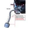 Exhaust Pipe & Muffler for: Predator 459 Max Performance, Duroma
