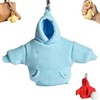 Mini Hoodie Stress Ball Keychain – Cute Detachable Sweatshirt Key