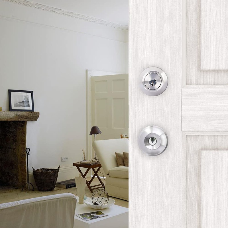 Rulart Double keyed Deadbolt Lock - Keyed on Both Sides,