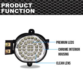 G-PLUS Fog Lights Lamps Compatible with Dodge Ram 1500 2002-2008/Ram 2500 3500 2003-2009 Driver & Passenger Side 55077475AE, 55077474AE