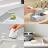 Soap Dish with Lid, 4 Pack Aluminum Soap Box, Leakproof