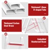 GameGem 3 Step Ladder, Aluminum Folding Step Stool with Anti-Slip
