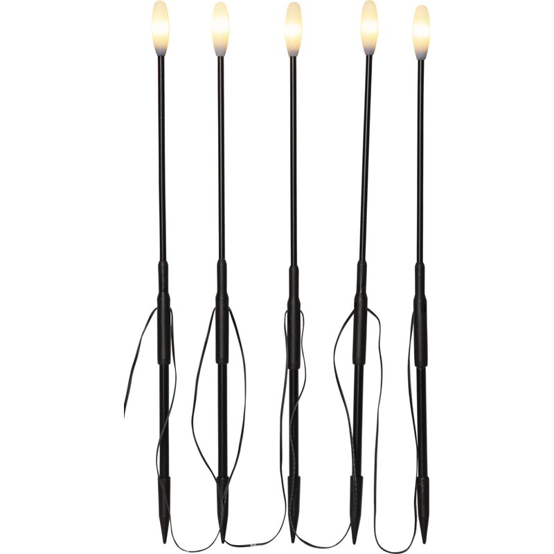 Star Trading Milky 475-27 LED Decorative Light 5 Sticks Black