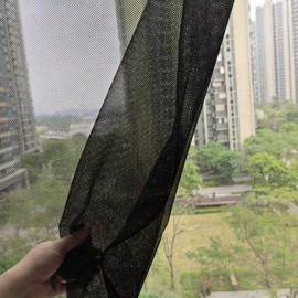 YESUS Sunshade Mesh UV Protection Fabric with Suction Cups No Glue No for Window Outdoor and Indoor Garden Patio Car Sunlight Blocker (63" W x 118" L)