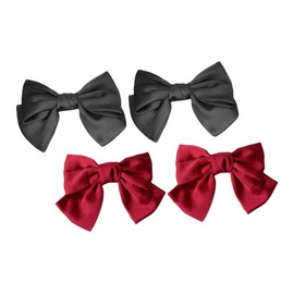 Baluue 4pcs Bow-knot Hair Clips for Women Fashionable Accessories Lightweight Comfortable Hair Barrettes for Parties and Everyday Wear