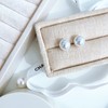 Silver 925 Classic Pearl Earrings 6mm 8mm 12mm Hanbok Mixed