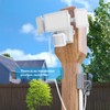Olafus 75W Motion Sensor Outdoor Light Plug in, Motion Flood