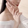 MIYEKI Free Size Couple Rings, 2-Piece Set, Popular Wedding Rings
