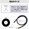 DELUXEFOX Gasoline Hose, Weatherproof, Inner Diameter 0.2 x 0.3 inches