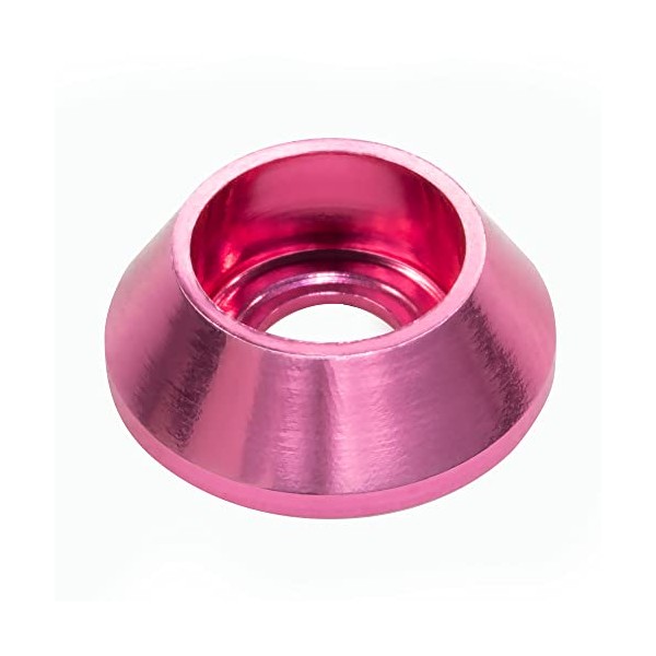 [60PCS] M3 Cone Cup Counterbore Washers, Anodized Aluminum Alloy, Head