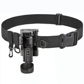 Fly Fishing 3rd Hand,Fly Fishing Rod Holder,Fly Fishing Wader Belt，Wearable Fishing Rod Holder Fishing Belt,Compatible Baitcasting Rod and Spinning Rod，with 20pcs Soft Lures