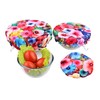Handmade Reusable Cotton Fabric Bowl Covers - Two Layers of