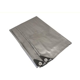 HD Extra Thick (14 Mil) 3-Layer Silver Tarp (6'X8')