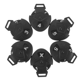 WHAMVOX Golf Accessories 6pcs Golf Club Head Covers Number Tags Portable Device