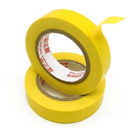 10 Rolls PVC Electrical Tapes, Maveek Self-Adhesive Waterproof Insulation Yellow Tapes, Rated up to 600 Volts and 176 °F, 15mmx18m(0.6" x 59ft)