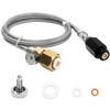 Soda Machine Quick Connector Co2 Adapter - CGA320 to TR21-4