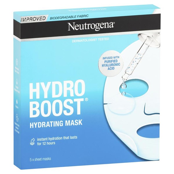 Neutrogena Hydro Boost Hyaluronic Acid Mask 5 Pack