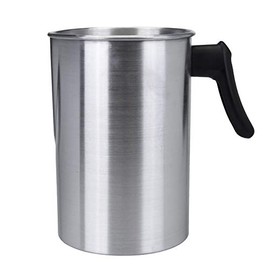 Yarlung 4 Pounds Candle Making Pouring Pot, Aluminum Construction Candle Making Pitcher Dripless Pouring Spout Wax Melting Pot with Heat-Resisting Handle