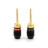 Deadbolt Flex Pin Banana Plugs for Spring Loaded Speaker Terminals,