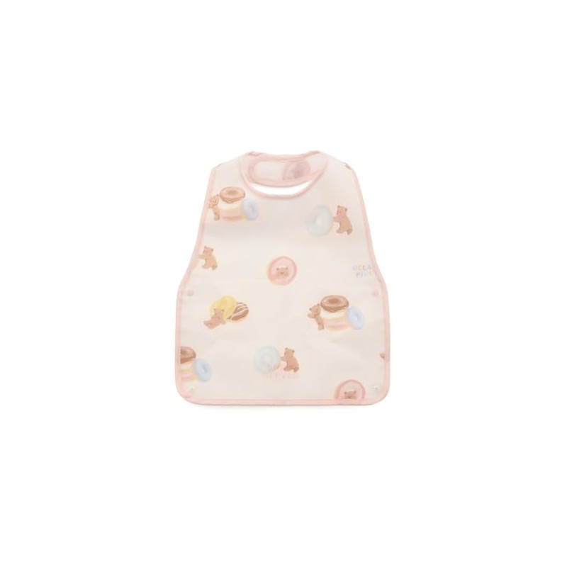 Gelato Pique PBGG252446 Baby Donut Bear Pattern Meal Style, Pink