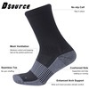 Dsource Copper Socks for Men, Unisex Mid Calf Running Mountain