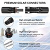 Geosiry 16 PCS 8AWG Solar Connectors with Spanners, 8 Pair