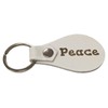 Guido Jakobs Fotografie Peace Keyring, White