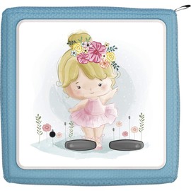 TheSmartGuard Protective film suitable for Toniebox, film sticker, little girl with blonde hair and flowers