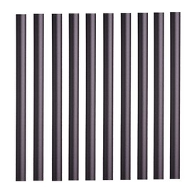Langdoly Round Balusters 5/8" Staircase balusters Stair spindles Round Iron balusters Hollow for Indoor Stairs 44inch (Matt Black-Pack of 10)