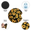 Osilly Car Coasters for Drinks, 2PCS Absorbent Sunflower Cup Holders