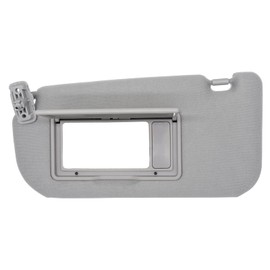 CRAZYPARTS Left Driver Side Sun Visor Replacement Compatible with KIA Sportage 2005-2010 Sun Shade Without Light Replacement 85202-1F090LX Color Gray