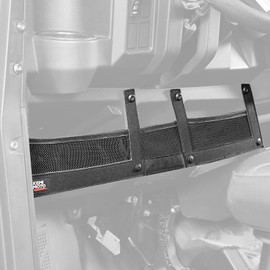 KEMIMOTO UTV Dash Storage Net Compatible With Polaris Ranger 1000/ XP1000/ Crew 1000/ Crew XP 1000 2017-2025, Fall Prevention Design UTV Dashboard Storage Net (No Speaker Compatibility)