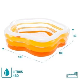 Intex Swim Center - Piscina de Verano de 73 x 71 x 21 Pulgadas                                                                                        