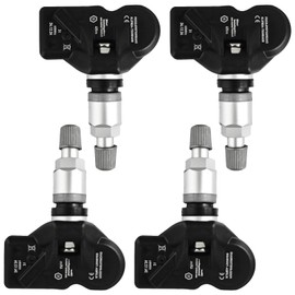 4PCS Multi-Protocol TPMS Tire Pressure Sensor, Programmable Universal Sensor Compatible with Volkswagen Touareg, Jetta, Passat and other tyre pressure monitoring systems