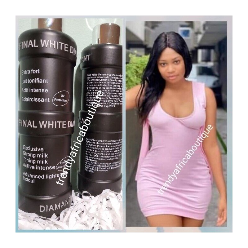 Final White DIAMANT Advanced Lightening Body Lotion, Serum & Soap