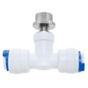 FINBe 1/4 "RO water flow regulating valves with base double-way