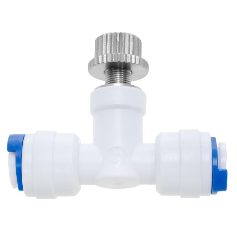 FINBe 1/4 "RO water flow regulating valves with base double-way