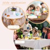 Plastic Table Cover, Waterproof Thick Table Cloth, Heat-resistant Clear Table
