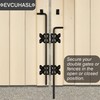 24" Heavy Duty Cane Bolt Gate Drop Rod Gate Drop