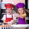 16-Piece Children's Apron and Chef Hat Set, Adjustable, with 2-Pocket