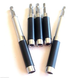 5 Goliath Industrial Screw Bit Holder Hole Shooter Finder Magnetic Bit Extension