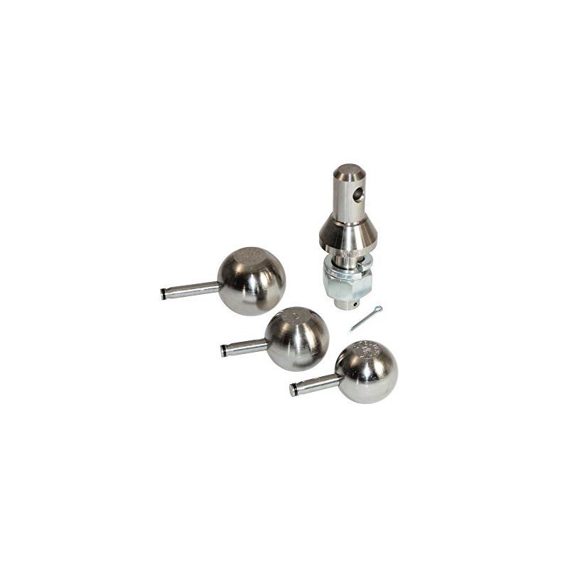 Convert-A-Ball 900B Nickel-Plated Shank with 3 Balls - 1"