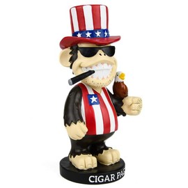 Cigar Page Uncle Chimpo 7" Resin Collectible Bobblehead