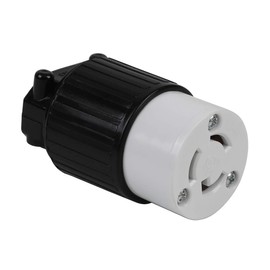Nema L7-15R 15 Amp 277 Volt, 2 Pole 3 Wire Industrial Grade Locking Female Receptacle Connector, Industrial Twist Lock L7-15 15A/277V AC Power Socket. LK-7313