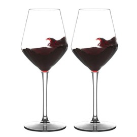 MICHLEY Unbreakable Stemmed Wine Glass 100% Tritan Plastic Dishwasher available Glassware 15 oz, Set of 2