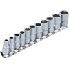 BGS 2433 Socket Set, Silver, 1/4-Inch Set of 11 Pieces