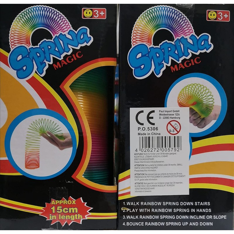 2er Set Paul Import: Rainbow Spiral XL Approx. 16 x