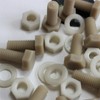 50 x Fibreglass Reinforced Super Nylon Hex Head Bolts M8