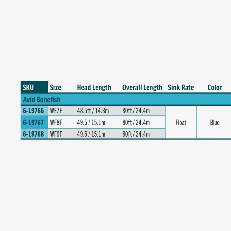 RIO Products Avid Bonefish Saltwater Fly Line, SlickCast Easy Casting,